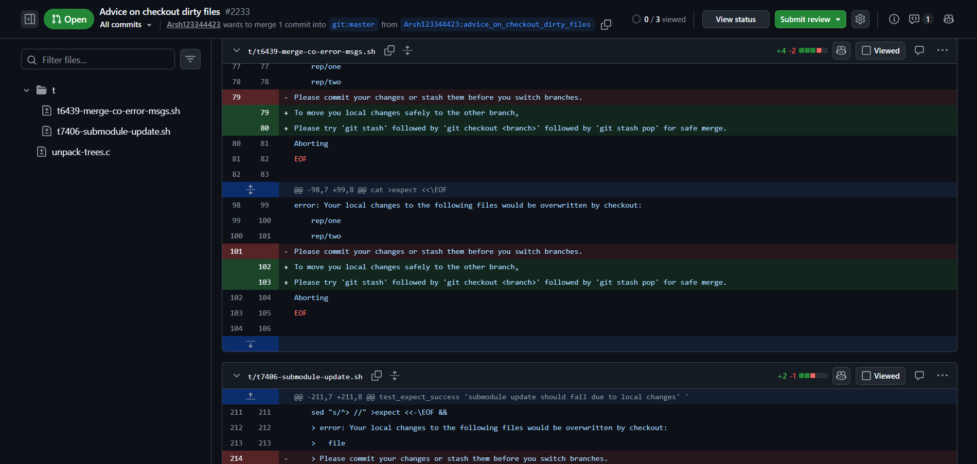 Git (git-scm) — Open Source Contribution — C, Git Internals, Open Source, CLI Tooling
